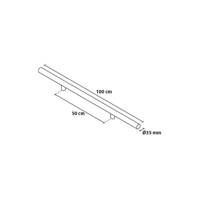 Fogantyú 100/50 kerek