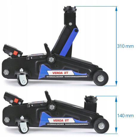 Hidraulikus emelő 2T bőröndben D3060