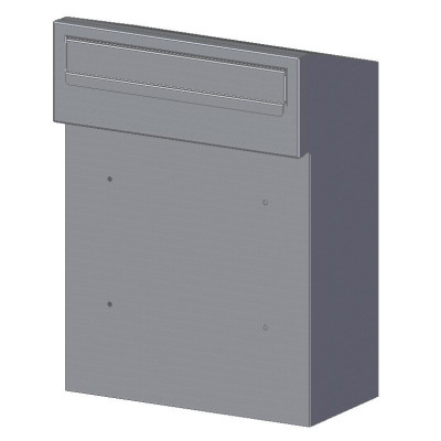 W3 - 1 postaláda RAL9006 W3 - 1 postaláda RAL9006