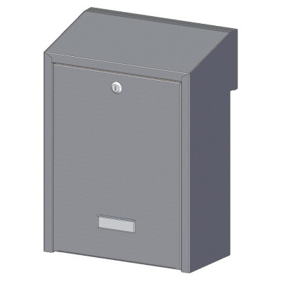 W3 - 1 postaláda RAL9006 W3 - 1 postaláda RAL9006