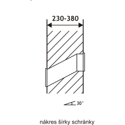 Poštová schránka SM DN obojstranná šikmá