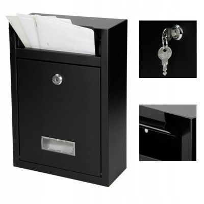 D3664 postaláda fekete