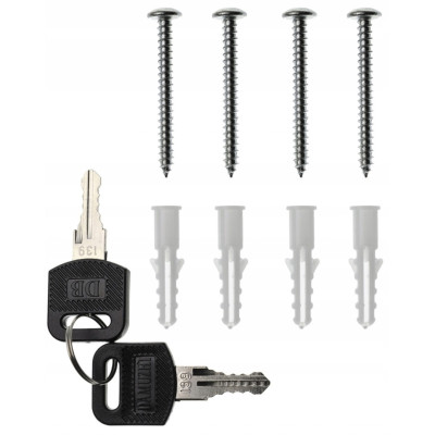 D3664 postaláda fekete