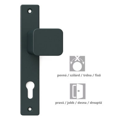 K05G kilincs-gomb jobbos, kapura