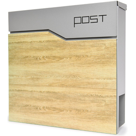 S3637 postaláda ezüst + faimitáció