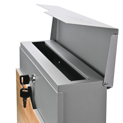 S3637 postaláda ezüst + faimitáció