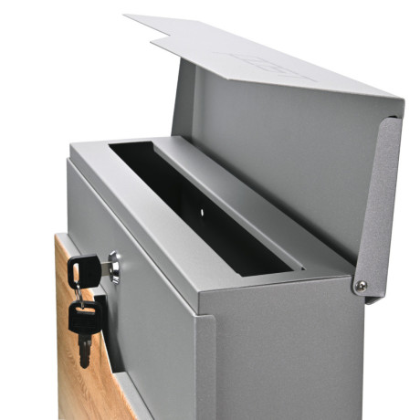 S3637 postaláda ezüst + faimitáció