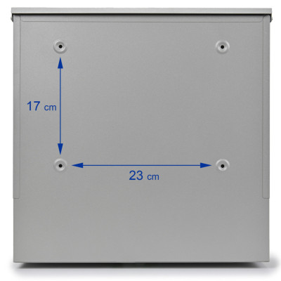 S3637 postaláda ezüst + faimitáció