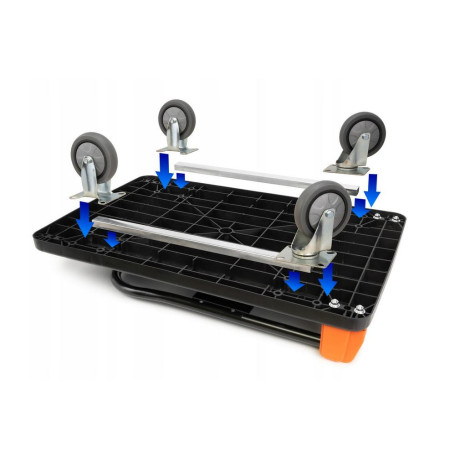 Összecsukható szállító platós kocsi D300A