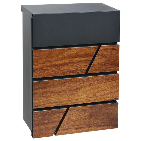 BK.524.WO.AM postaláda antracit + faimitáció