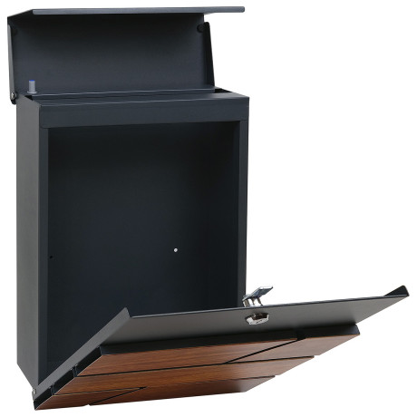 BK.524.WO.AM postaláda antracit + faimitáció