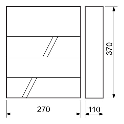BK.524.AM postaláda antracit