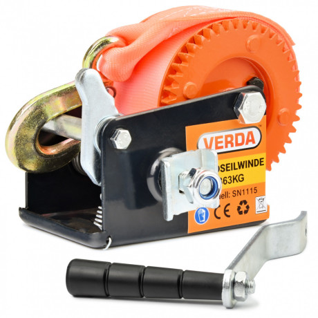 D1115 kézi hajtókaros szíjcsörlő 360 kg