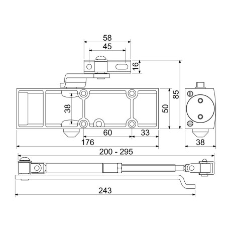 RZ.903.B ajtócsukó Richter Czech