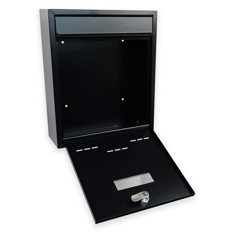 BK.20 D CE postaláda fekete struktúrált