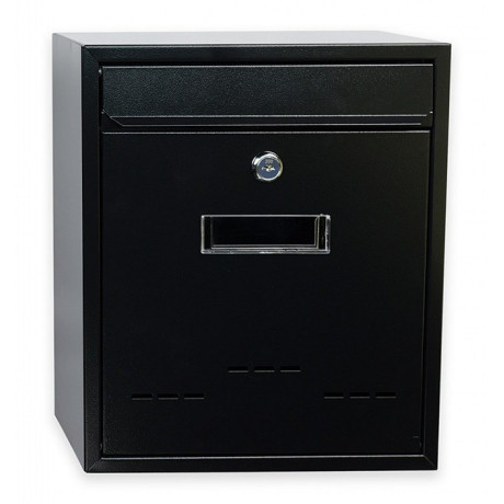 BK.20 D CE postaláda fekete struktúrált