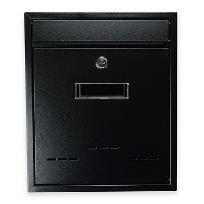 BK.20 D CE postaláda fekete struktúrált