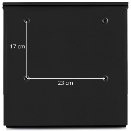 D3638 postaláda fekete + faimitáció