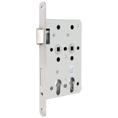 EN.304.2PZ.72.40+80.L bevésőzár két cilinderbetéthez