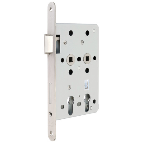 EN.304.2PZ.72.40+80.L bevésőzár két cilinderbetéthez