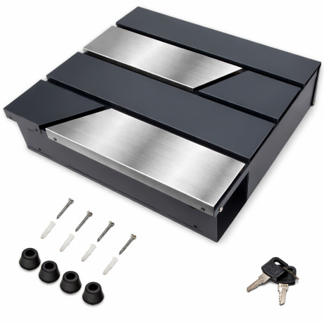 D3711 postaláda antracit + rozsdamentes