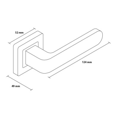 RIO rozetové kovanie Grafit RIO rozetové kovanie Grafit