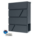 D3716 postaláda antracit