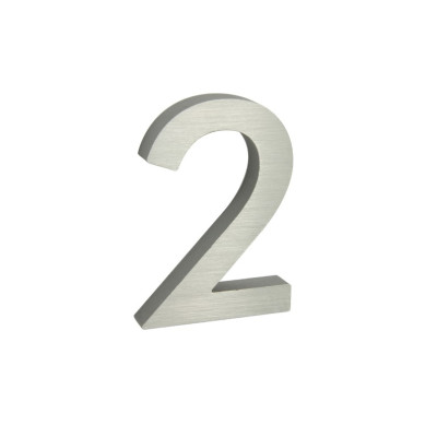 Číslo "2" 3D 100mm Al   Číslo "2" 3D 100mm Al