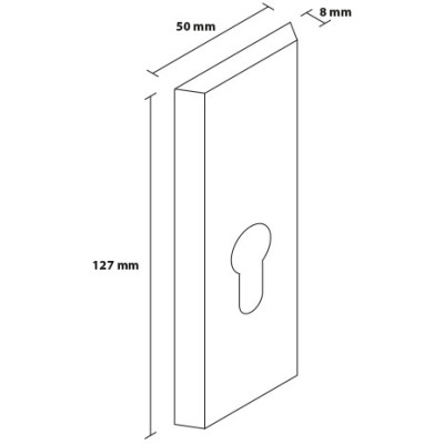 TOTAL štít horný bronz TOTAL štít horný bronz