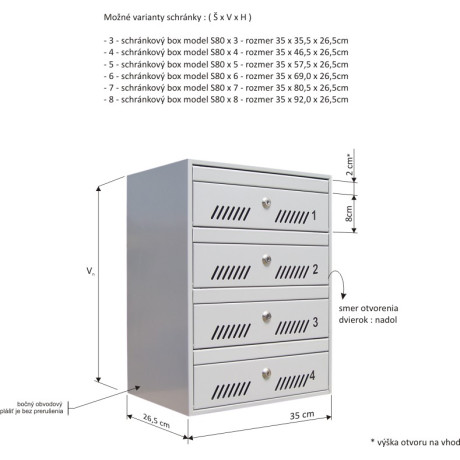 M35 N modulová schránka