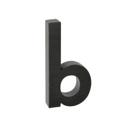 Číslica " b " 3D čierna 100mm