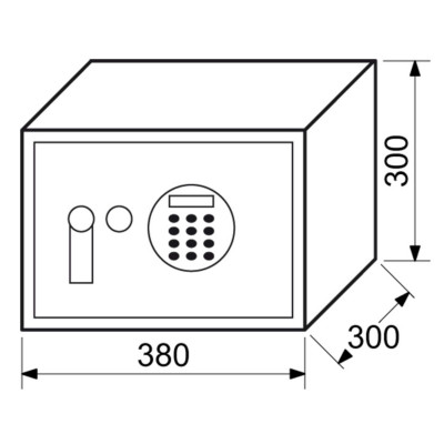 RS30 R.LA elektronický sejf RS30 R.LA elektronický sejf