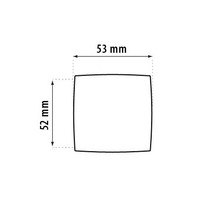 Guľa štvorcová satén nikel