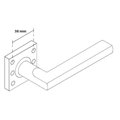 METRO H nerezová kľučka