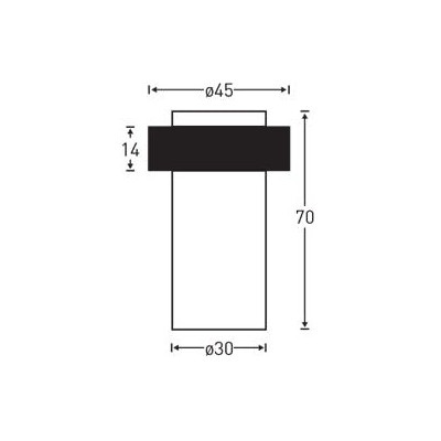 dverová zarážka nerez NOWD
