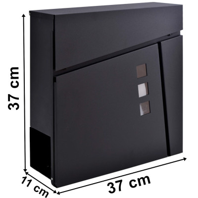 JOHAN postafiók fekete