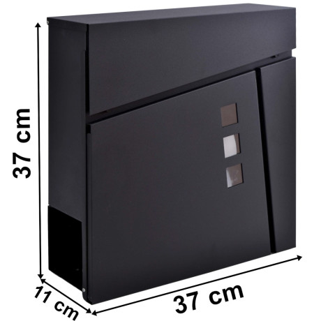 JOHAN postafiók fekete