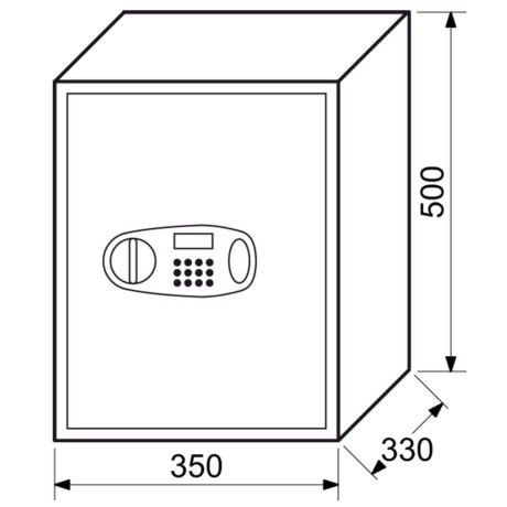 RS 50 EDN elektronický trezor