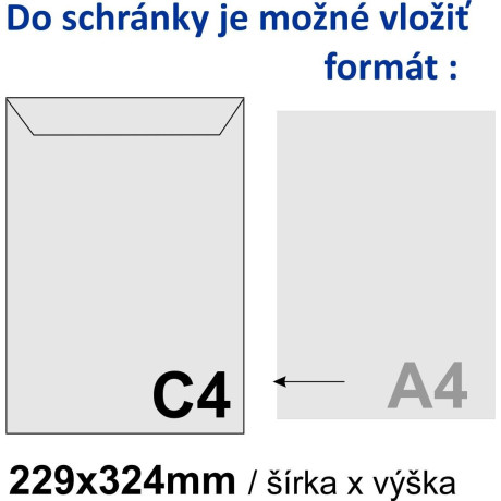 S14 schránka biela KVETY