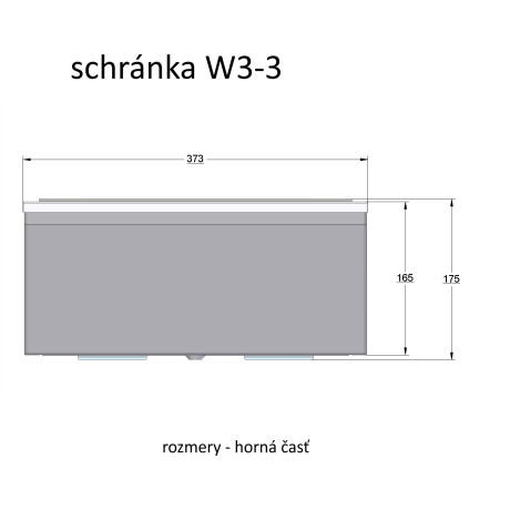 W3 - 3 poštová schránka RAL9006