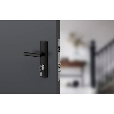 MIRO vchodová kľučka čierna 72mm ľavá VMICZL