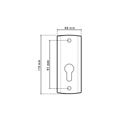 MIRO štít horný čierny SZMCZ