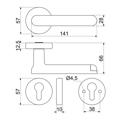 Smart Touch Handle H.03 inteligentná kľučka