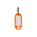 Műanyag kulcscímke egyoldalas / szett 50db narancs / RJ.48.ORG.50KS