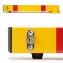 US03 parkolásgátló oszlop zárható - sárga