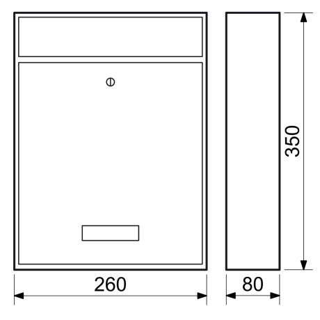 BK.240.SM postaláda