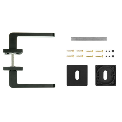 K02 BB ajtó kilincs fekete