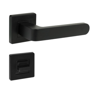 K02 WC ajtó kilincs fekete