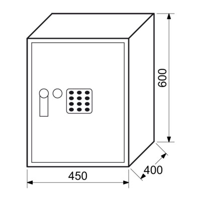 RS.60.EDK. elektronikus széf