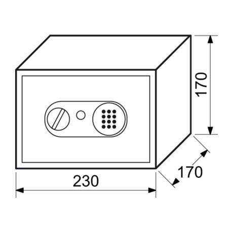 RS.17.EDN.R elektronikus széf